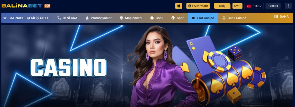 balinabet casino bölümleri